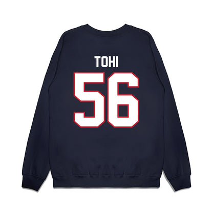 Arizona - NCAA Football : Sione Tohi - Vintage Helmet Premium Crewneck Sweatshirt-1