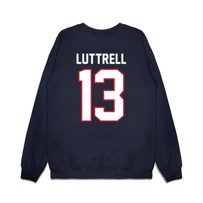 Arizona - NCAA Football : Jack Luttrell - Vintage Helmet Premium Crewneck Sweatshirt-1