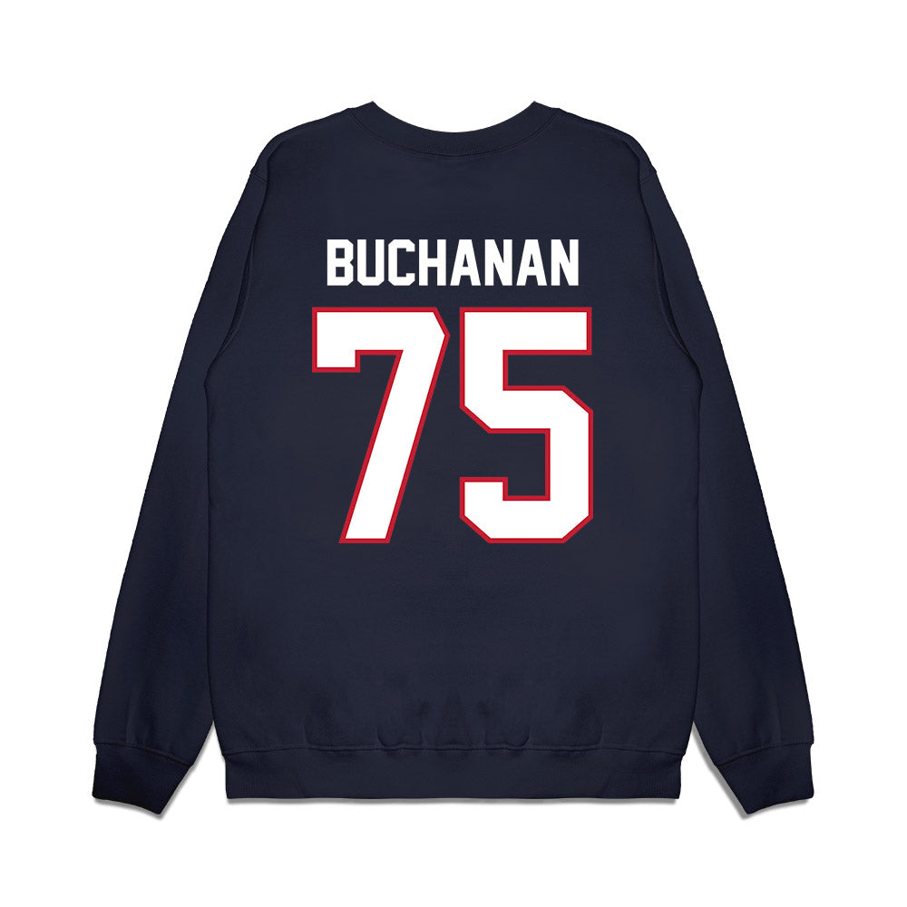 Arizona - NCAA Football : Ty Buchanan - Vintage Helmet Premium Crewneck Sweatshirt-1