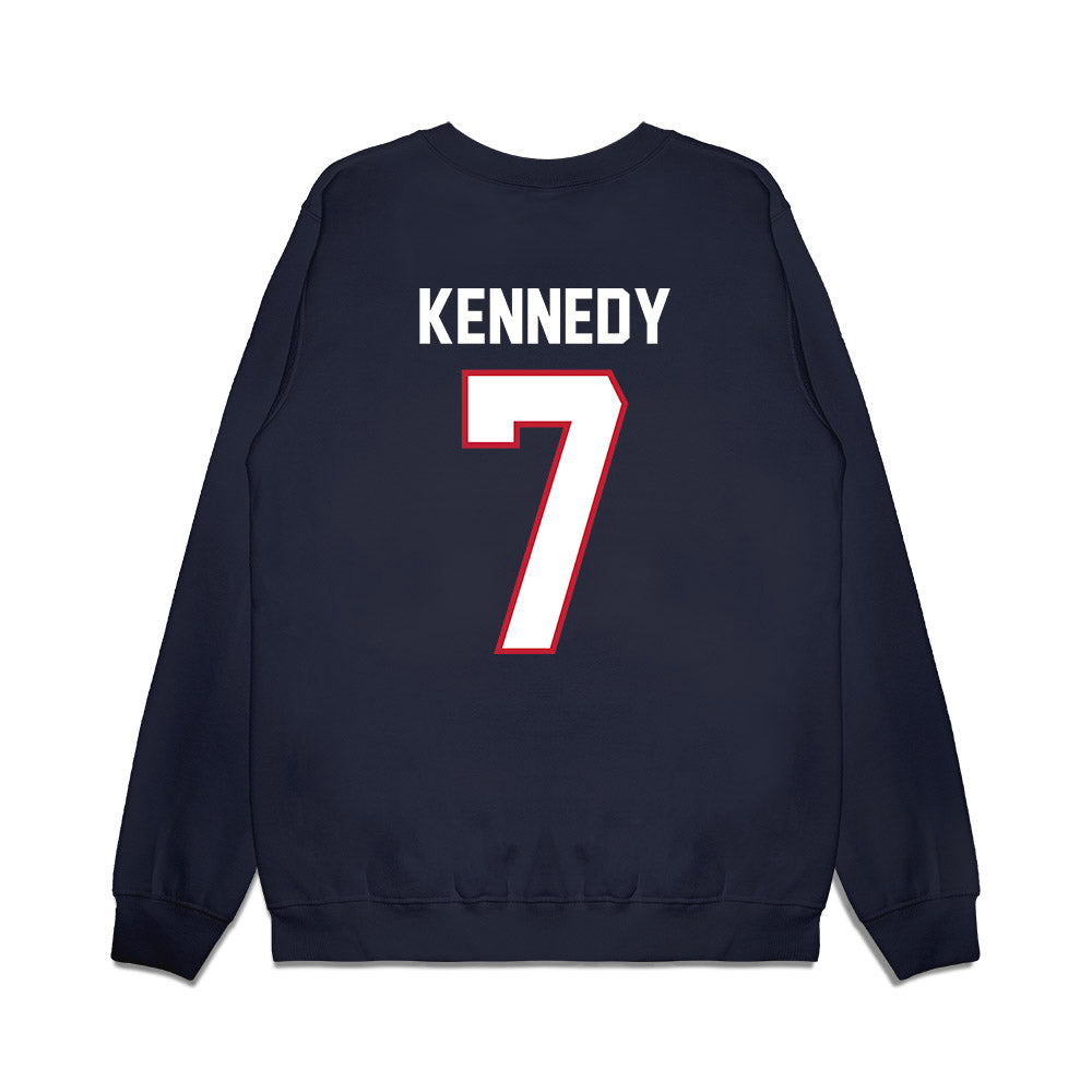 Arizona - NCAA Football : Chase Kennedy - Vintage Helmet Premium Crewneck Sweatshirt-1