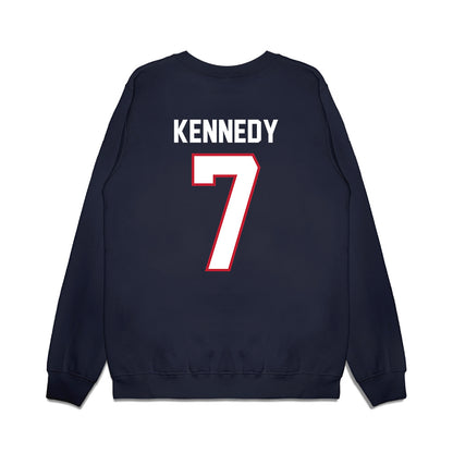 Arizona - NCAA Football : Chase Kennedy - Vintage Helmet Premium Crewneck Sweatshirt-1