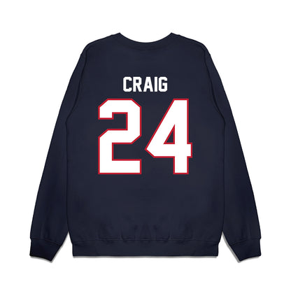 Arizona - NCAA Football : Quincy Craig - Vintage Helmet Premium Crewneck Sweatshirt-1