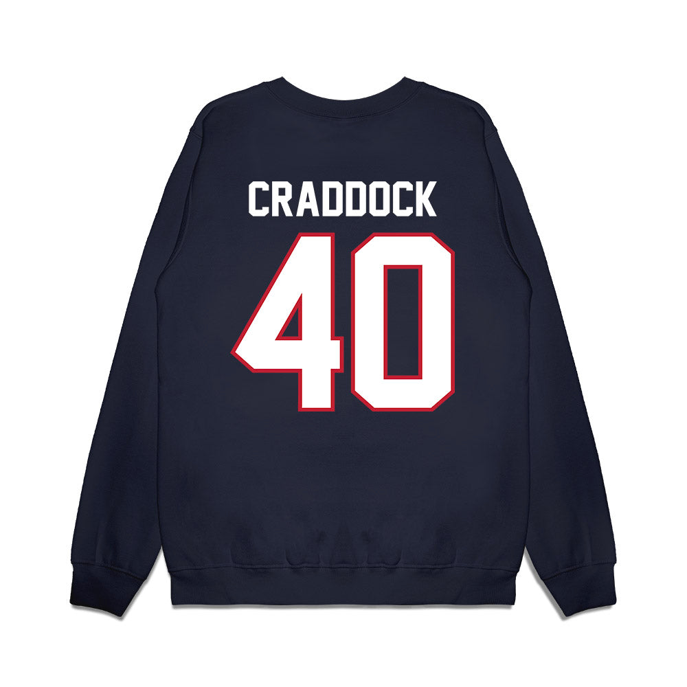 Arizona - NCAA Football : Brandon Craddock - Vintage Helmet Premium Crewneck Sweatshirt-1
