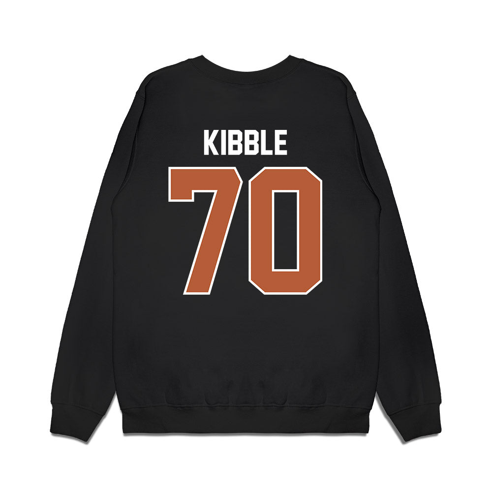 Texas - NCAA Football : Nate Kibble - Vintage Helmet Premium Crewneck Sweatshirt-1