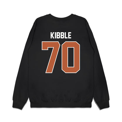 Texas - NCAA Football : Nate Kibble - Vintage Helmet Premium Crewneck Sweatshirt-1