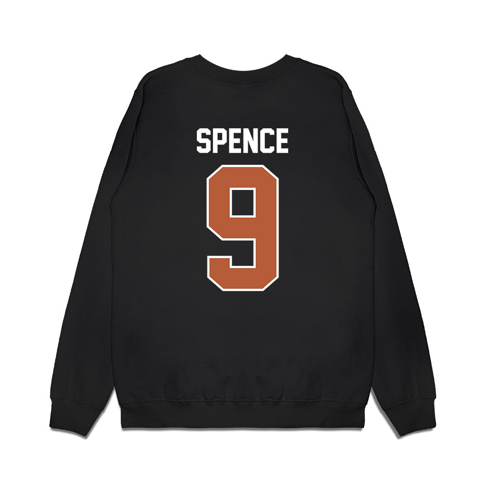 Texas - NCAA Football : Brad Spence - Vintage Helmet Premium Crewneck Sweatshirt-1