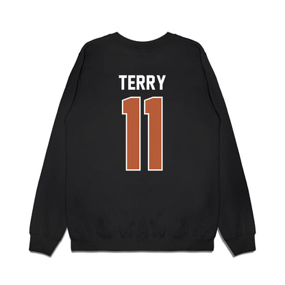 Texas - NCAA Football : Michael Terry - Vintage Helmet Premium Crewneck Sweatshirt-1