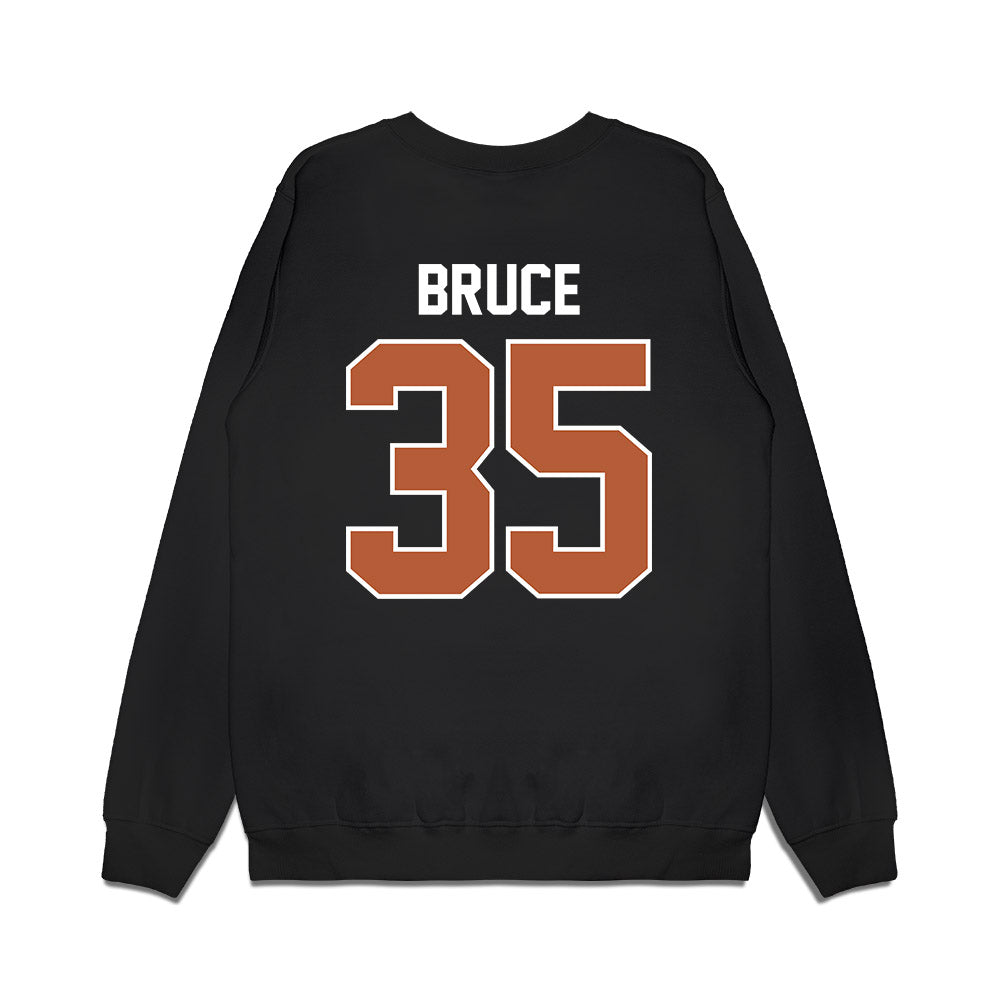 Texas - NCAA Football : Mccoy Bruce - Vintage Helmet Premium Crewneck Sweatshirt-1