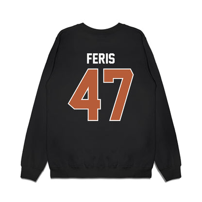 Texas - NCAA Football : Charlie Feris - Vintage Helmet Premium Crewneck Sweatshirt-1