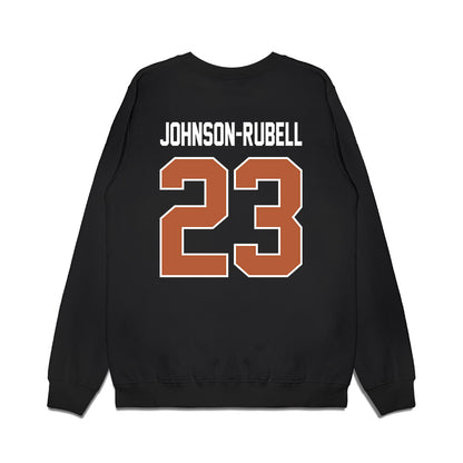 Texas - NCAA Football : Jordon Johnson-Rubell - Vintage Helmet Premium Crewneck Sweatshirt-1