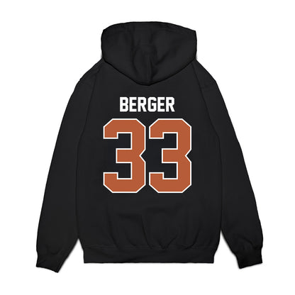 Texas - NCAA Football : Carson Berger - Vintage Helmet Premium Hooded Sweatshirt-1