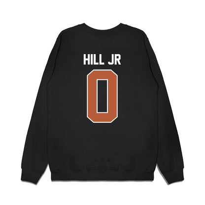 Texas - NCAA Football : Anthony Hill Jr - Vintage Helmet Premium Crewneck Sweatshirt-1
