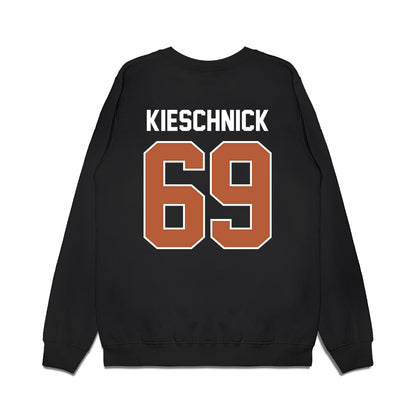 Texas - NCAA Football : Brooks Kieschnick - Vintage Helmet Premium Crewneck Sweatshirt-1