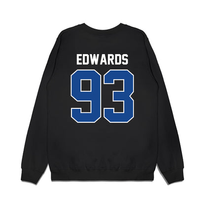 Kentucky - NCAA Football : Kalen Edwards - Vintage Helmet Premium Crewneck Sweatshirt-1
