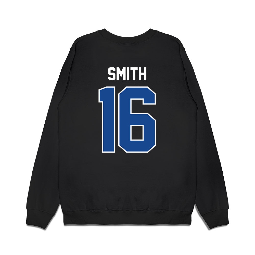 Kentucky - NCAA Football : Jacob Smith - Vintage Helmet Premium Crewneck Sweatshirt-1