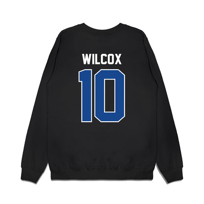 Kentucky - NCAA Football : Jamarion Wilcox - Vintage Helmet Premium Crewneck Sweatshirt-1
