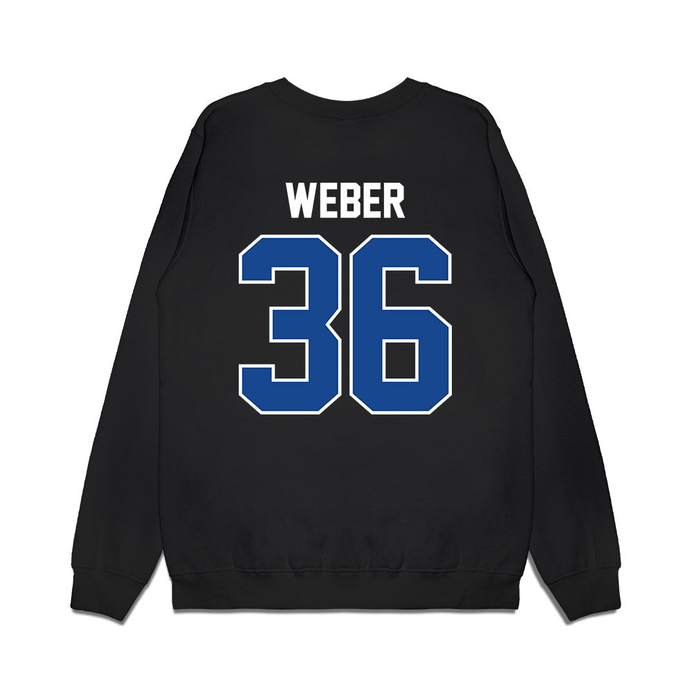 Kentucky - NCAA Football : Andrew Weber - Vintage Helmet Premium Crewneck Sweatshirt-1