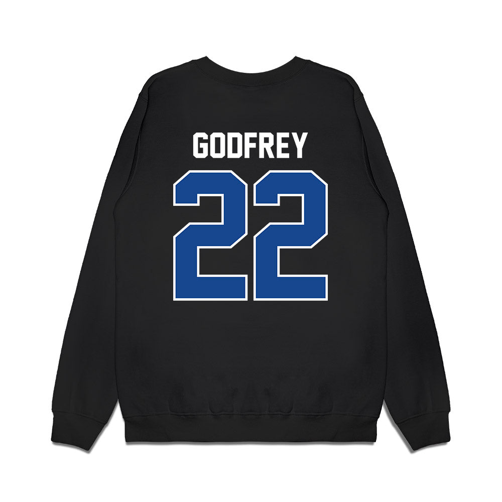 Kentucky - NCAA Football : Grant Godfrey - Vintage Helmet Premium Crewneck Sweatshirt-1
