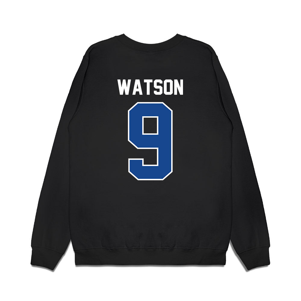 Kentucky - NCAA Football : Landyn Watson - Vintage Helmet Premium Crewneck Sweatshirt-1