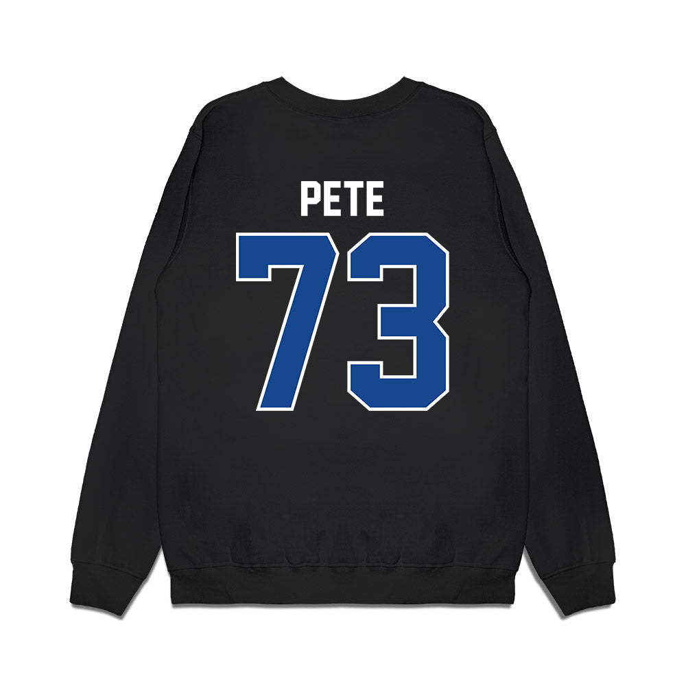 Kentucky - NCAA Football : Shiyazh Pete - Vintage Helmet Premium Crewneck Sweatshirt-1