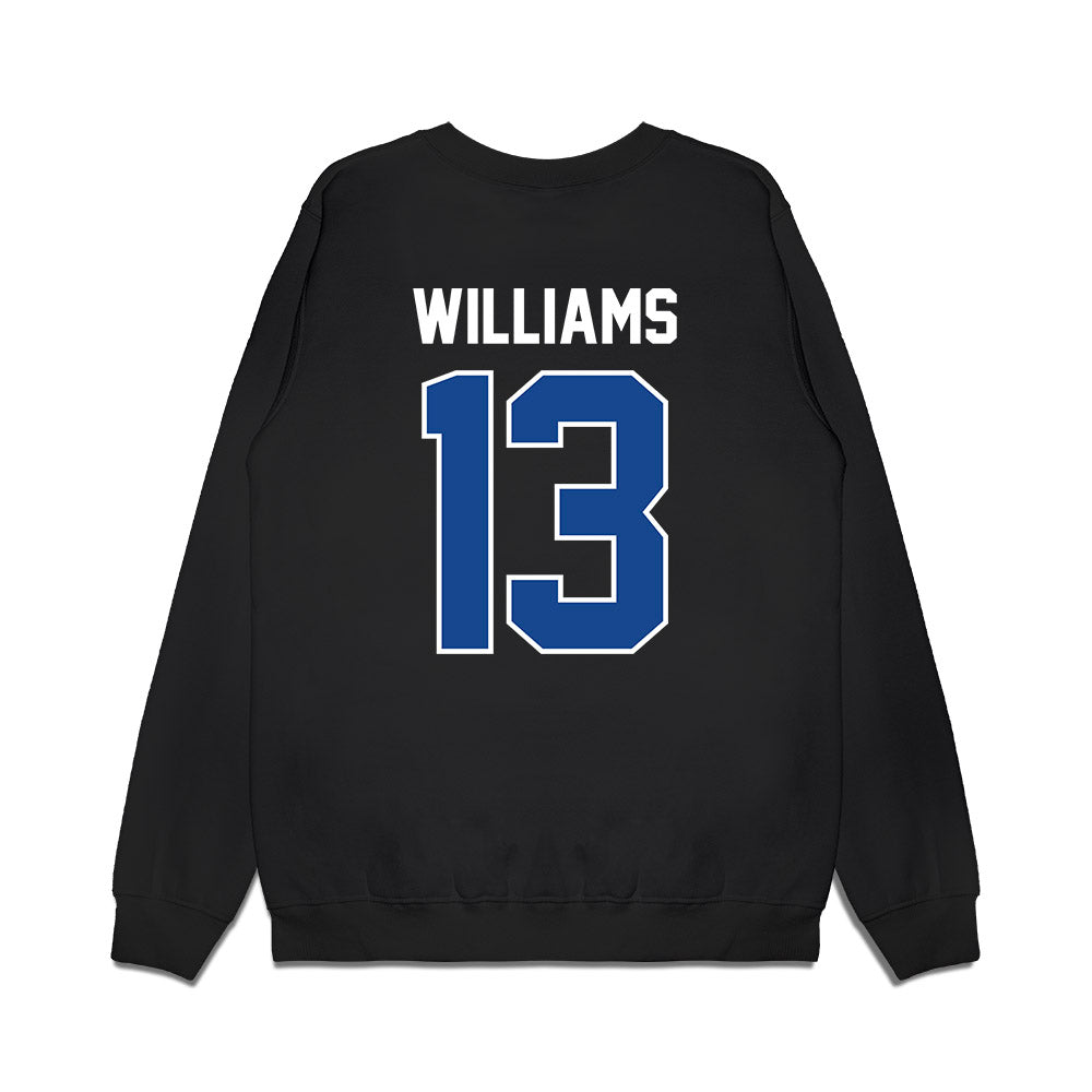 Kentucky - NCAA Football : Dyllon Williams - Vintage Helmet Premium Crewneck Sweatshirt-1