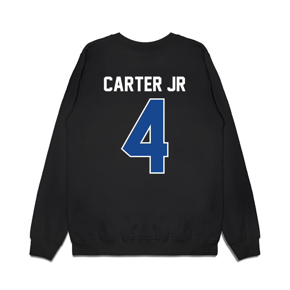 Kentucky - NCAA Football : Martels Carter Jr - Vintage Helmet Premium Crewneck Sweatshirt-1