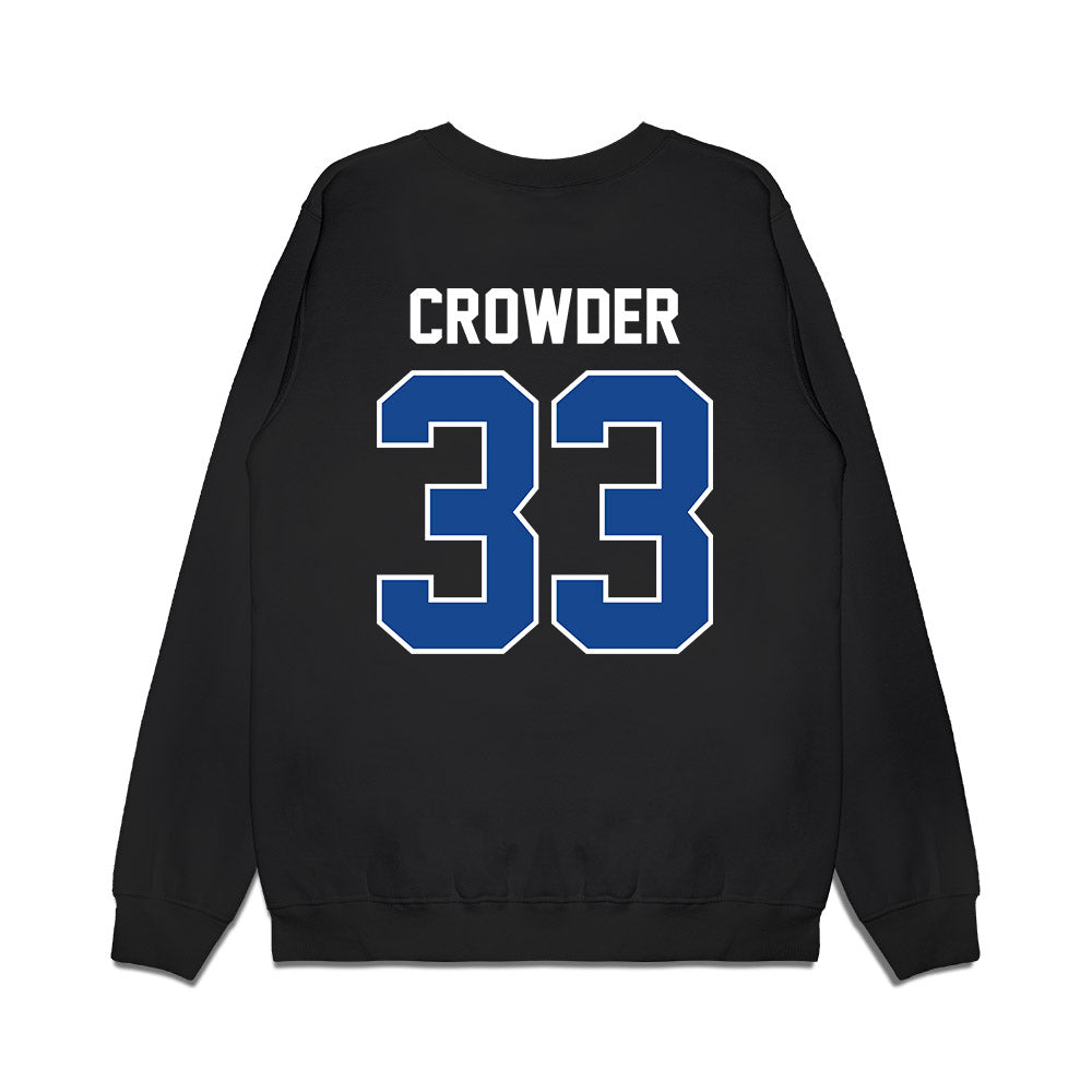 Kentucky - NCAA Football : Rico Crowder - Vintage Helmet Premium Crewneck Sweatshirt-1