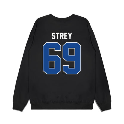 Kentucky - NCAA Football : Darrin Strey - Vintage Helmet Premium Crewneck Sweatshirt-1