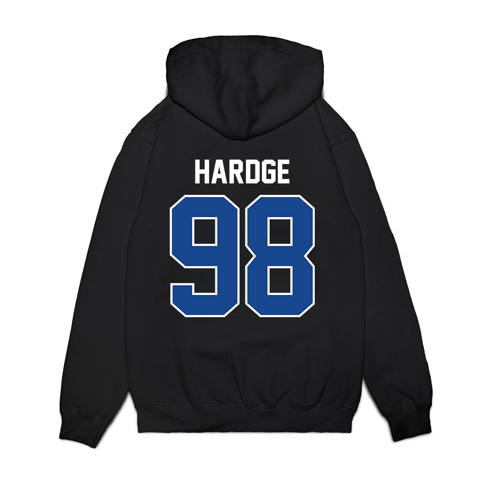 Kentucky - NCAA Football : Kenyatta Hardge - Vintage Helmet Premium Hooded Sweatshirt-1