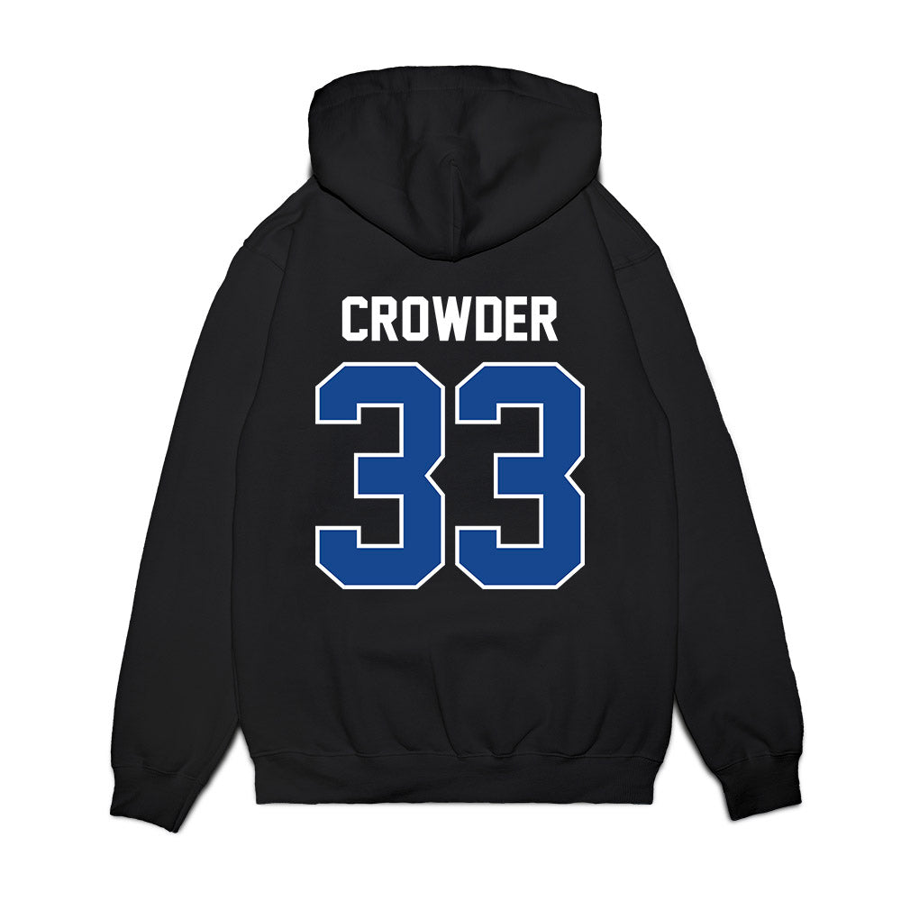 Kentucky - NCAA Football : Rico Crowder - Vintage Helmet Premium Hooded Sweatshirt-1