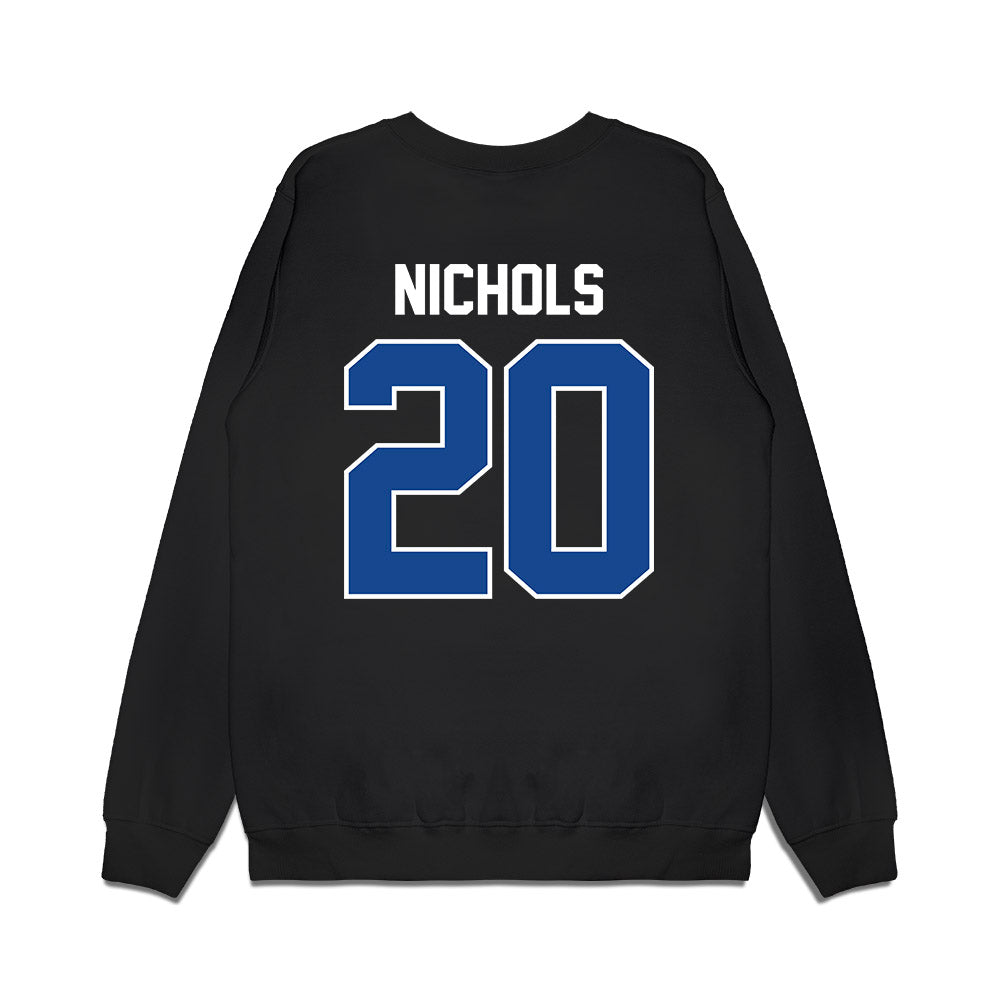 Kentucky - NCAA Football : Terhyon Nichols - Vintage Helmet Premium Crewneck Sweatshirt-1