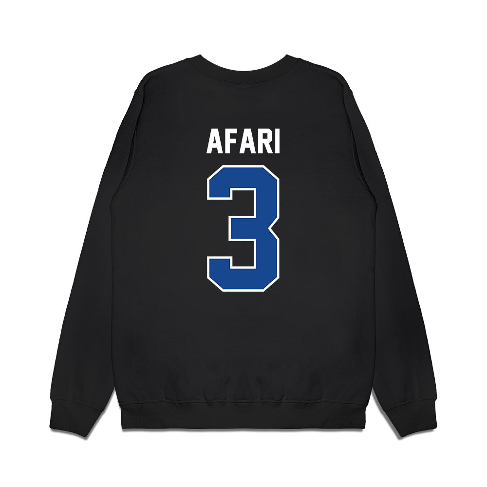 Kentucky - NCAA Football : Alex Afari - Vintage Helmet Premium Crewneck Sweatshirt-1
