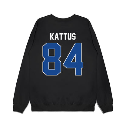 Kentucky - NCAA Football : Josh Kattus - Vintage Helmet Premium Crewneck Sweatshirt-1