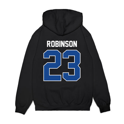 Kentucky - NCAA Football : Brian Robinson - Vintage Helmet Premium Hooded Sweatshirt-1