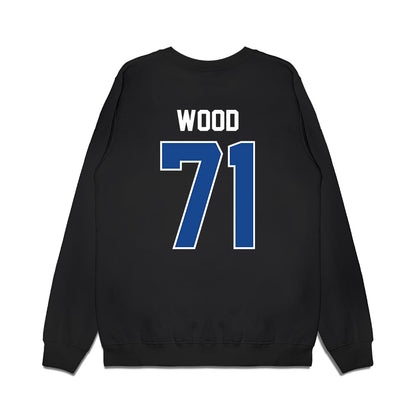Kentucky - NCAA Football : Malachi Wood - Vintage Helmet Premium Crewneck Sweatshirt-1