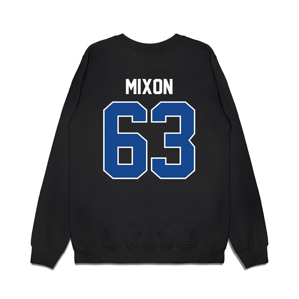 Kentucky - NCAA Football : Kyle Mixon - Vintage Helmet Premium Crewneck Sweatshirt-1