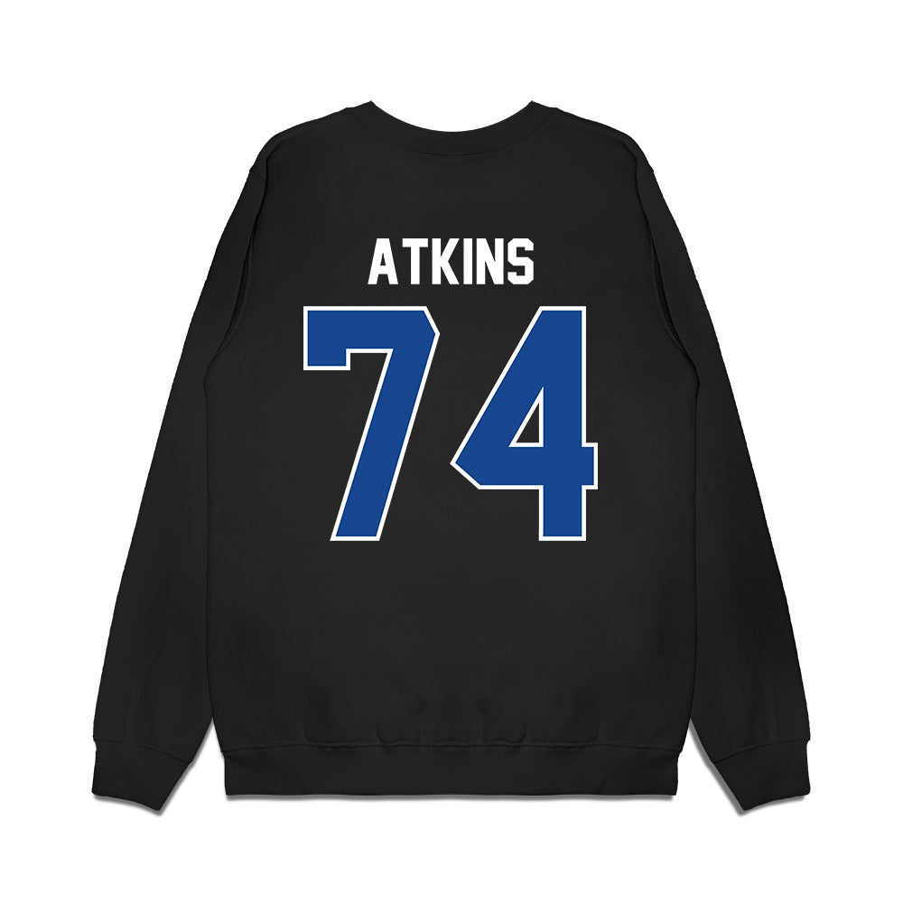 Kentucky - NCAA Football : Jermiel Atkins - Vintage Helmet Premium Crewneck Sweatshirt-1