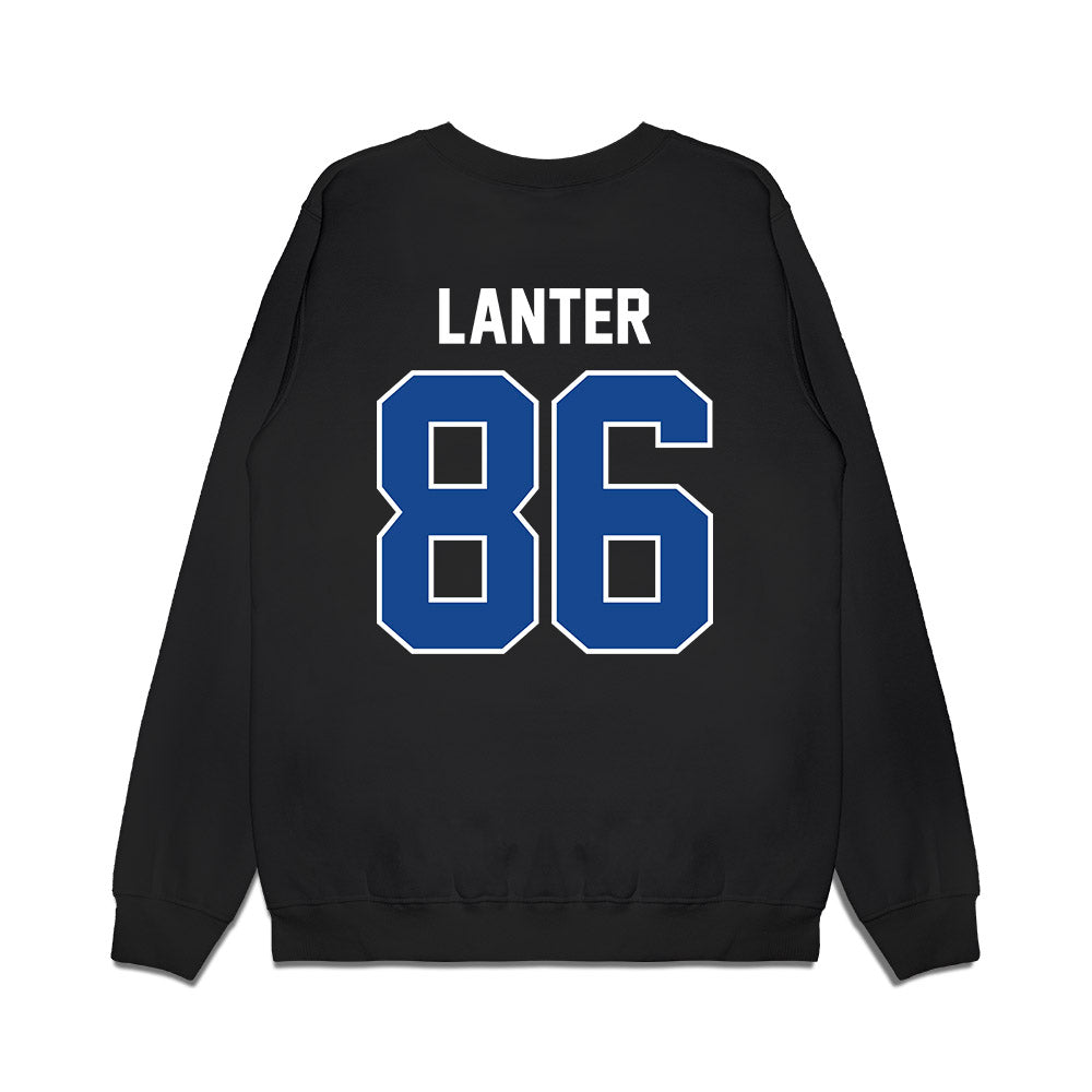 Kentucky - NCAA Football : Cole Lanter - Vintage Helmet Premium Crewneck Sweatshirt-1