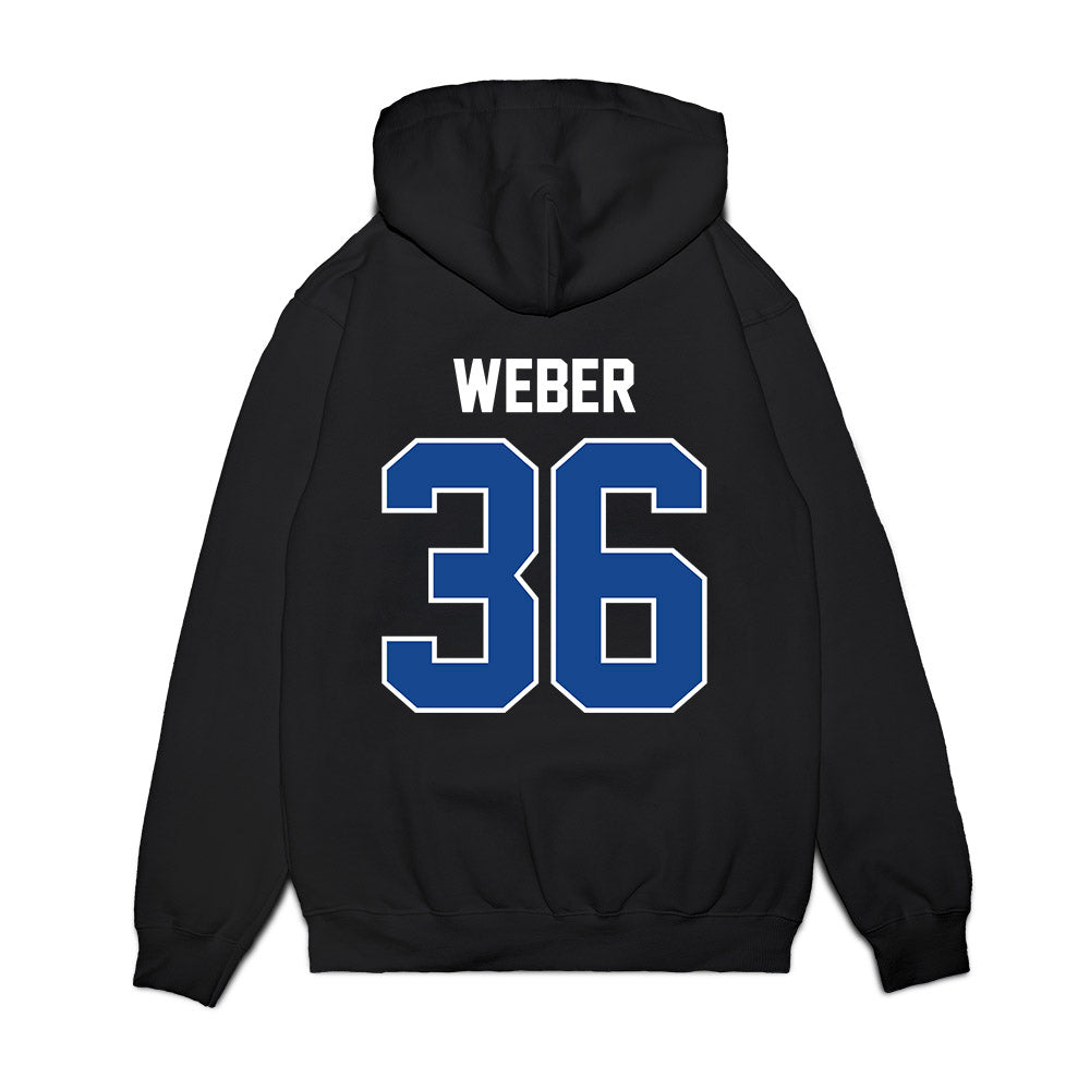 Kentucky - NCAA Football : Andrew Weber - Vintage Helmet Premium Hooded Sweatshirt-1