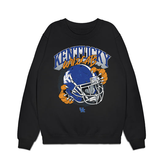 Kentucky - NCAA Football : Jaden Williams - Vintage Helmet Premium Crewneck Sweatshirt-0