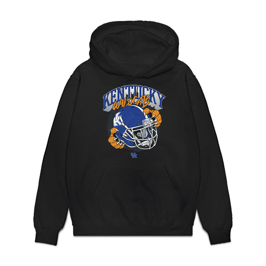 Kentucky - NCAA Football : Marques Cox - Vintage Helmet Premium Hooded Sweatshirt-0