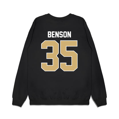 Vanderbilt - NCAA Football : Deago Benson - Vintage Helmet Premium Crewneck Sweatshirt-1