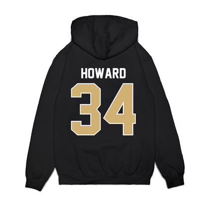 Vanderbilt - NCAA Football : Austin Howard - Vintage Helmet Premium Hooded Sweatshirt-1