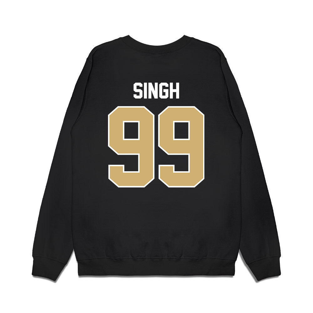 Vanderbilt - NCAA Football : Joshua Singh - Vintage Helmet Premium Crewneck Sweatshirt-1