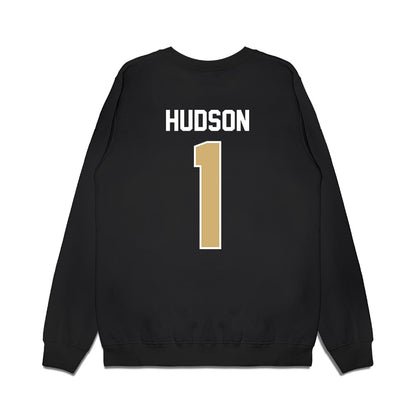 Vanderbilt - NCAA Football : Trent Hudson - Vintage Helmet Premium Crewneck Sweatshirt-1