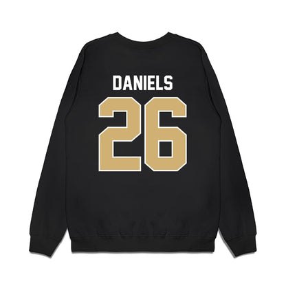 Vanderbilt - NCAA Football : Cayden Daniels - Vintage Helmet Premium Crewneck Sweatshirt-1
