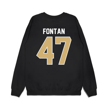 Vanderbilt - NCAA Football : Isaiah Fontan - Vintage Helmet Premium Crewneck Sweatshirt-1