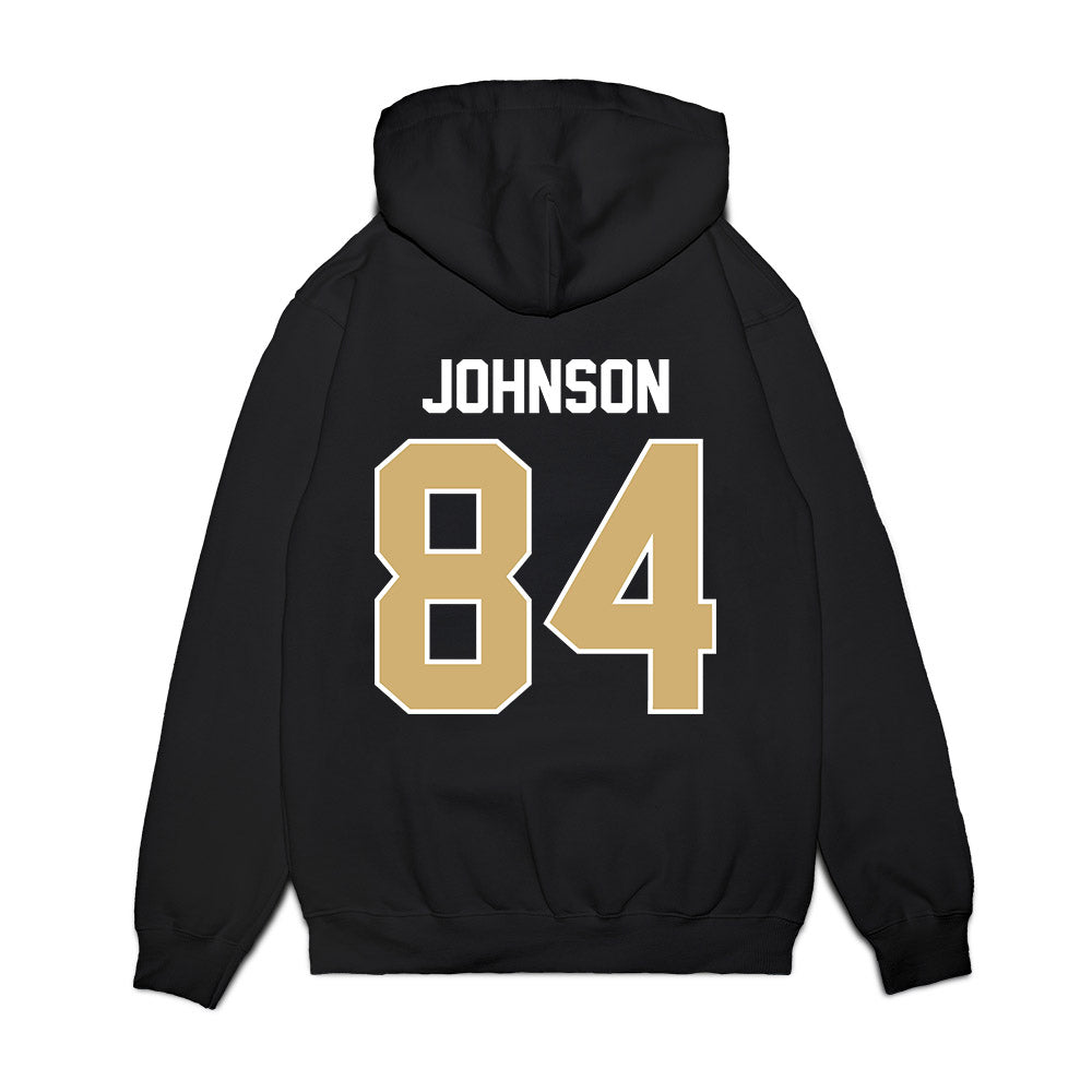 Vanderbilt - NCAA Football : Kam Johnson - Vintage Helmet Premium Hooded Sweatshirt-1