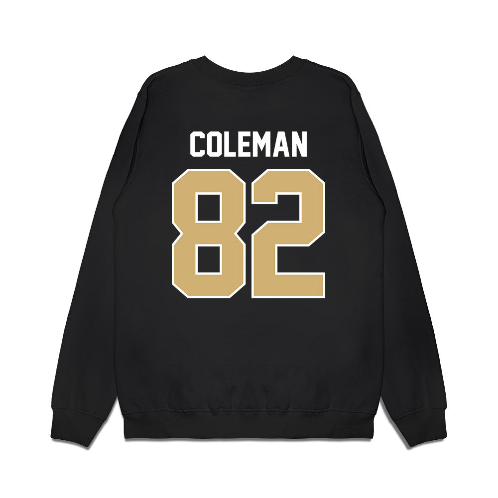 Vanderbilt - NCAA Football : Brycen Coleman - Vintage Helmet Premium Crewneck Sweatshirt-1