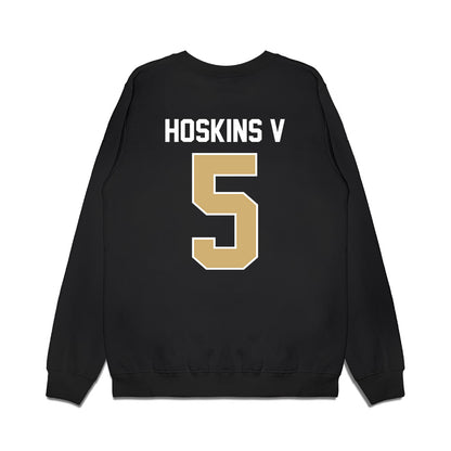 Vanderbilt - NCAA Football : Richie Hoskins V - Vintage Helmet Premium Crewneck Sweatshirt-1
